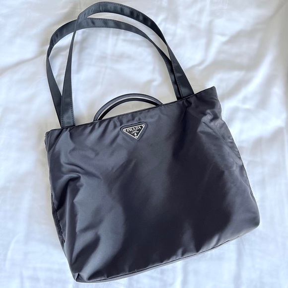 Prada Black Nylon Tote Bag - Picture 1 of 9